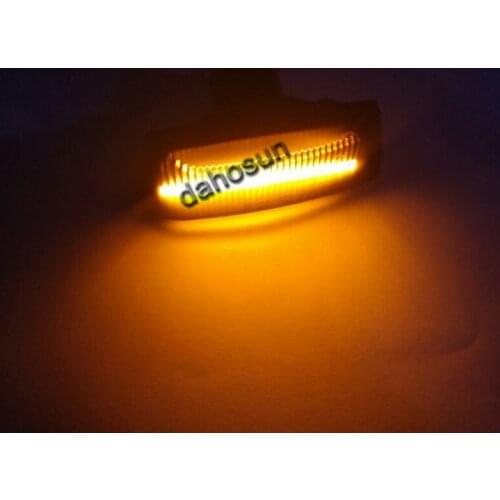 2pcs x dahosun LED Side Marker Indicator Glow Sequential Light for Chevrolet Cruze I 2009-2016 Orlando 2010