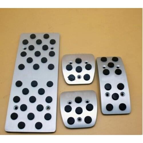 Car Accessories For Mazda 3 Mazda3 M3 Hatchback AT/MT Aluminium Alloy Gas Brake Clutch Accelerator Pedal Pedale Pad With logo