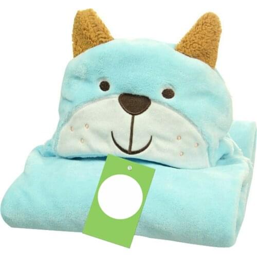 Baby Towel Children Hooded Bathrobe Baby Cute Animal Cartoon Cape Towels Newborns Bath Towel Comfortable Children Bathrobe Soft