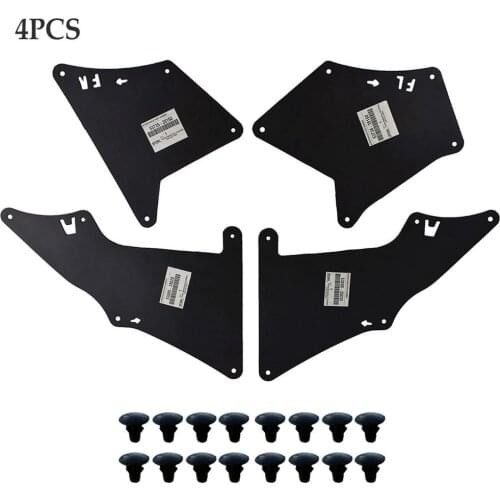 4 Pcs Fender Fender Liner Splash Guard High Quality Salt Tolerance For Toyota Land Cruiser Prado J120 J150 2003-2020