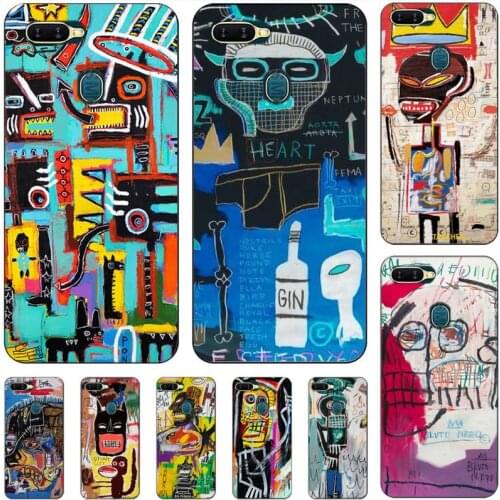 Jean Michel Basquiat Art Graffiti Phone Case For Oppo Reno2 Z 2Z A1k 3s 71 83 Realme5 XT R9S Plus 15 17 Pro F11 11pro