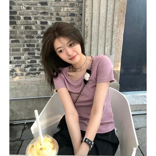 Женские футболки с коротким рукавом FEIKESI China At AliExpress