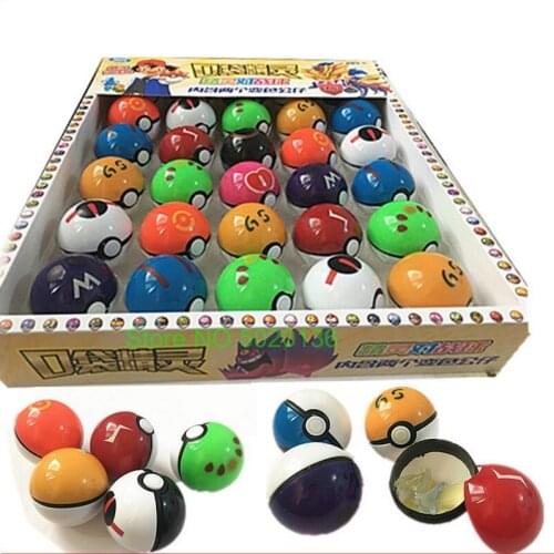 Original 30 Pcs 5 Cm Pokemon Switch Pet Ball Figure Mini Model Toys Pokeball Collection Anime Doll Kids Birthday Gifts