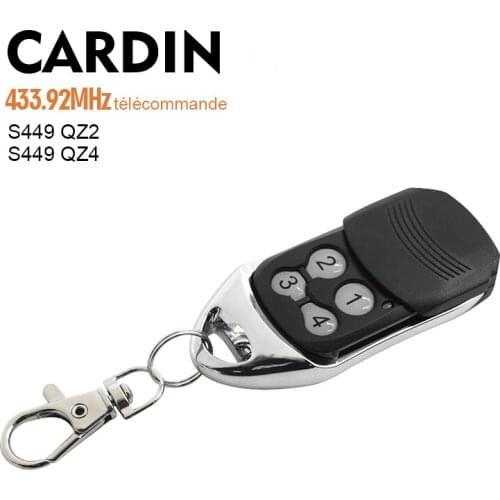 Garage cardin S449 remote control rolling code 433.92MHz CARDIN door opener for QZ2 QZ4