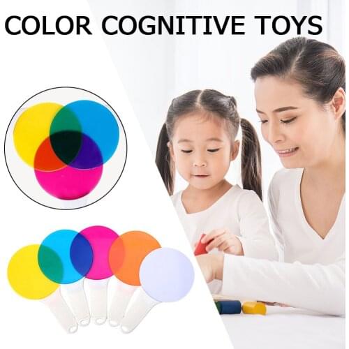 Physics Science Toy Color Mixing Game Color Cognition Developing Toy for Child Puzzle Baby Early Educational Toy