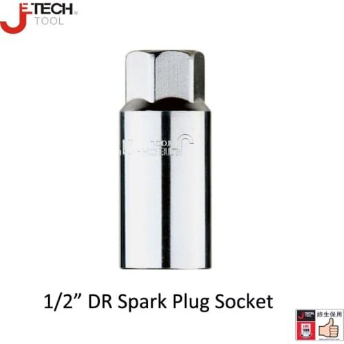 Jetech lifetime guarantee 1pc 1/2-inch drive spark plug metric socket diameter:16mm 21mm length:65.5mm