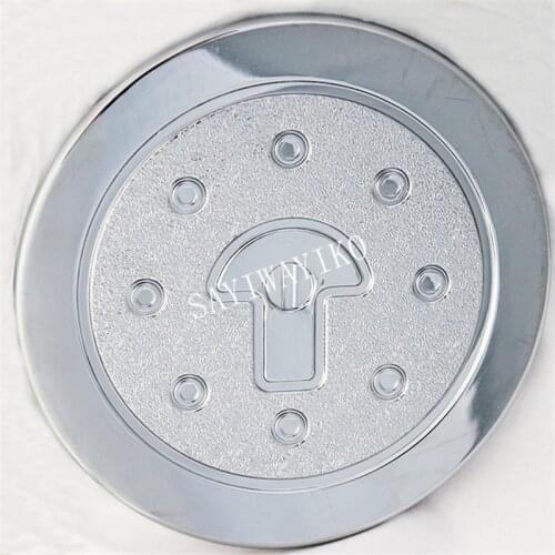 ABS Chrome plated For Toyota Yaris 2005-2011 Vitz 1999-2005 Accessories Fuel Tank Cap Cover