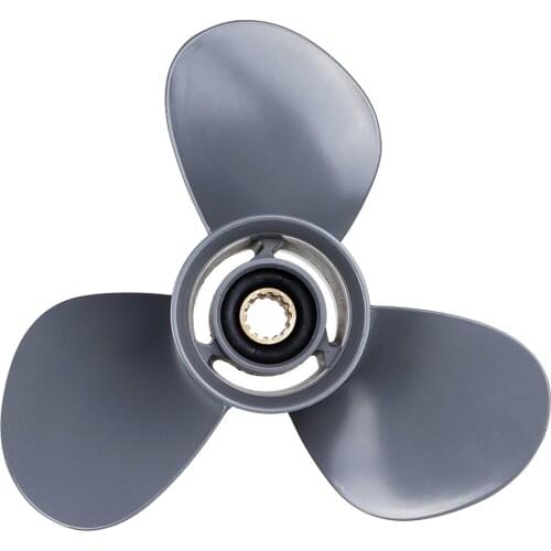 Boat Outboard Propeller 58130-ZV5-000ZA For Honda 35-60HP 11 1/4 x 13 Aluminum Alloy Gray 3 Blades 13 Spline Tooth Marine Parts