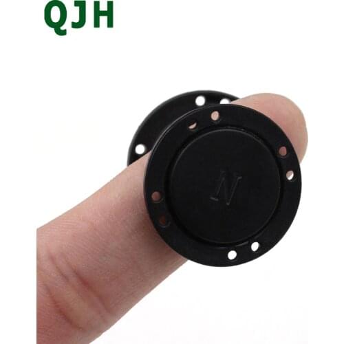 New Black&white Invisible Magnetic Snaps Button PVC Plastic Edging Magnet Buckle 18mm/22mm/26mm DIY Sewing Garment Accessories
