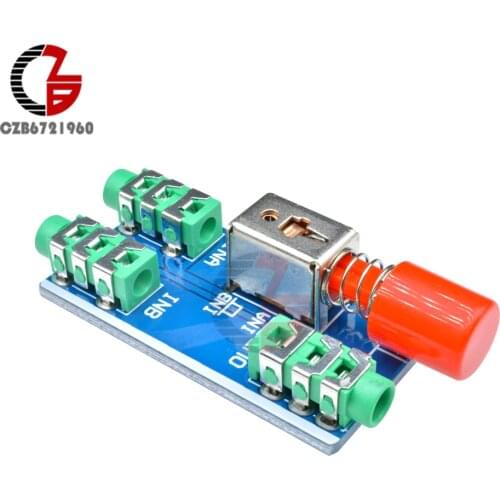 Audio Switch Board 3.5mm audio input A / B Group input Switch Select output Audio Switching Board
