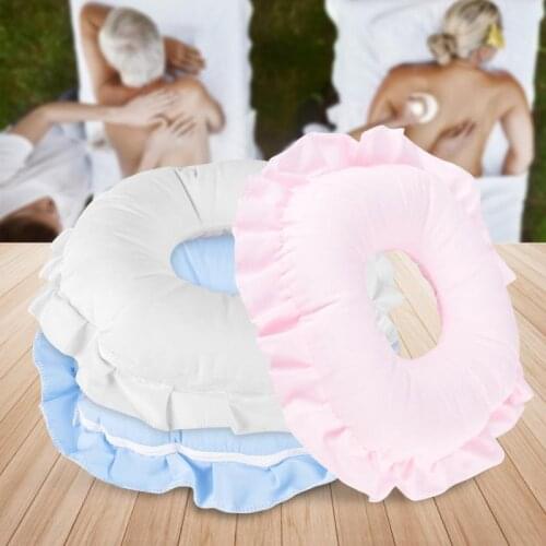 Polyester Face Relax Pillow SPA Salon Massage Hollowed Pillow Nap Rest Cushion Tools
