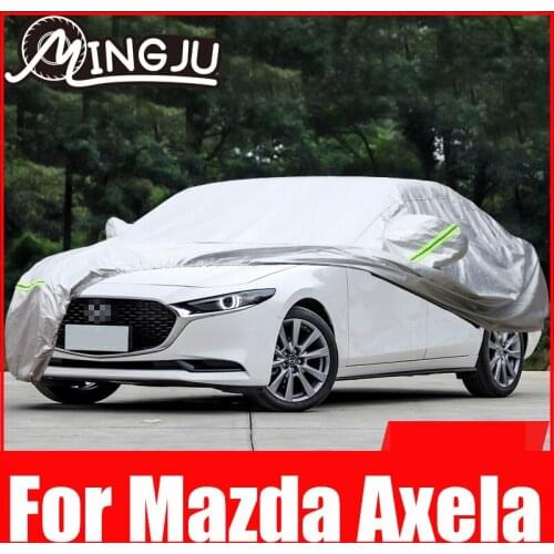 Full Car Covers For Mazda Axela 3 Outdoor Protection Snow Protective Sunshade Dustproof Waterproof Oxford Cloth Accessories