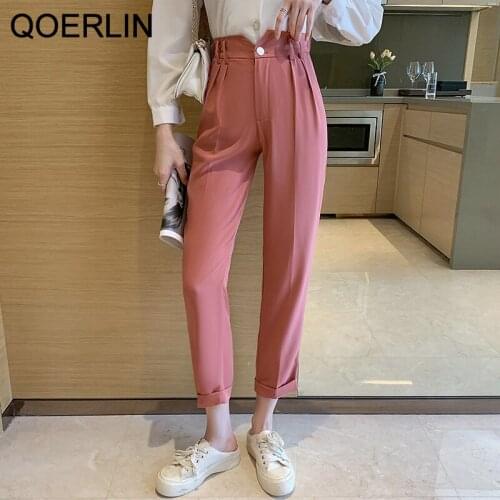 Женские брюки с высокой талией QoerliN China At AliExpress
