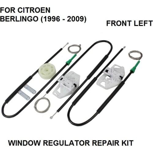 FOR CITROEN BERLINGO ELECTRIC WINDOW REGULATOR REPAIR KIT FRONT-LEFT 96-09
