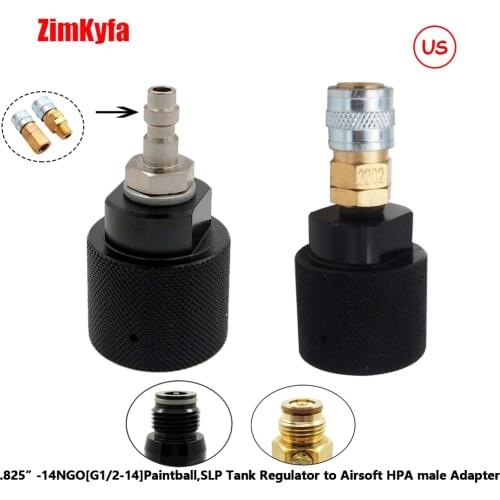 Paintball Airsoft Refill Charging Adapter HPA Magazine Adapter Female Male 2202Foster Quick Disconnect Coupler