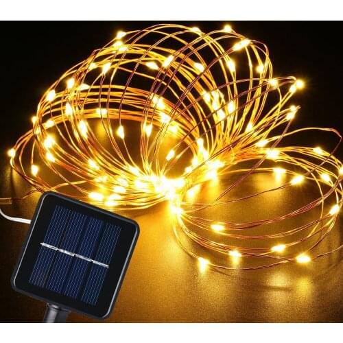 Outdoor Solar Light LED String Lights 100/200/300 LEDs Waterproof Fairy Lights Holiday Christmas Party Garden Patio Solar Lights