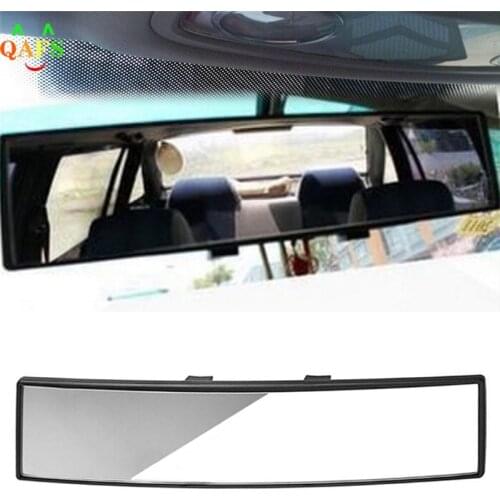 1pc 300mm Panoramic Curve Convex Interior Clip On Panoramic Rear View Mirror Car Proof Mirror Outlook Interior Surface Endoscope