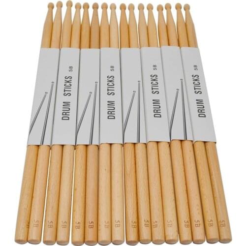 1pc drumstick 5B Drum Sticks anti-skid hard professional Ash Wood Drum Sticks musical instrument Music Band accessories