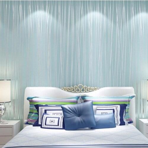 Beibehang 3d wallpaper modern minimalist plain solid color bars stripe bedroomTV background 3D wallpaper papel de parede