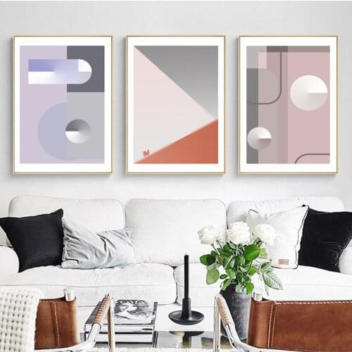 Abstract Geometric Circle Rectangle Green Black Color Block Landscape Canvas Painting Wall Picture Poster Living Room Decoration