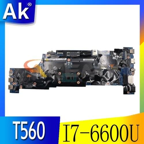 Akemy For 448.06D04.0021 Applies To Lenovo Thinkpad T560 W560S P50S Laptop Motherboard CPU I7 6600U DDR3 100% Test Workb