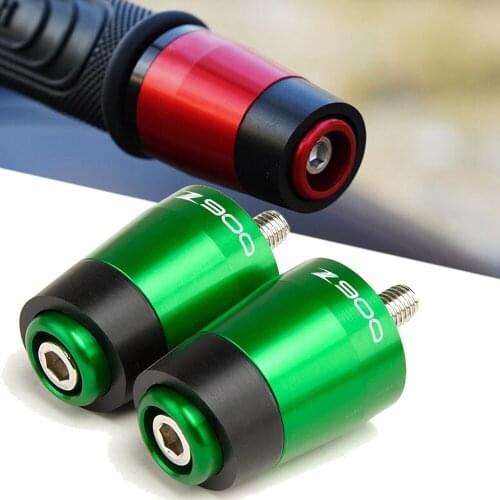 Motorcycle Accessories CNC For Kawasaki Z900 z 900 2017 2018 Handlebar Grips Bar Ends Cap Cover Slider