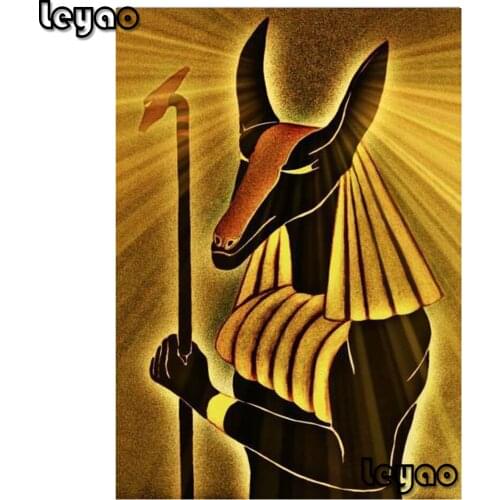 5D Diy Diamond Painting Ancient egyptian beasts Full Diamond Cross Stitch Kit Art Diamond Embroidery Mosaic Home Decoration Acce