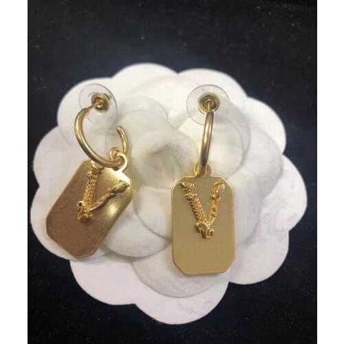 Brands Yellow Gold Color Fashion Jewelery Woman Earrings Geisha Dream Party High Quality Gold Color Drop Jewelry