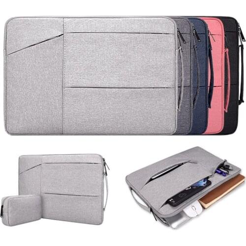 Sleeve 14 15.6 inch Handbag For Macbook Air 13 2018 Pro 11 12 13.3 15 Case Portable Laptop Bag For Xiaomi Lenovo Notebook Cover