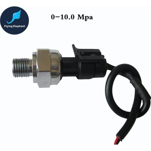 0-10.0 Mpa 0-1450 Psi Water Gas Pressure Sensor Air Compressor Pressure Transmitter G1/4 DC 5V