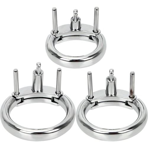 IKOKY Chastity Device Restraint Cock Cage Accessories Male Penis Lock 3 Size Choose Male Masturbation Additional Cock Ring