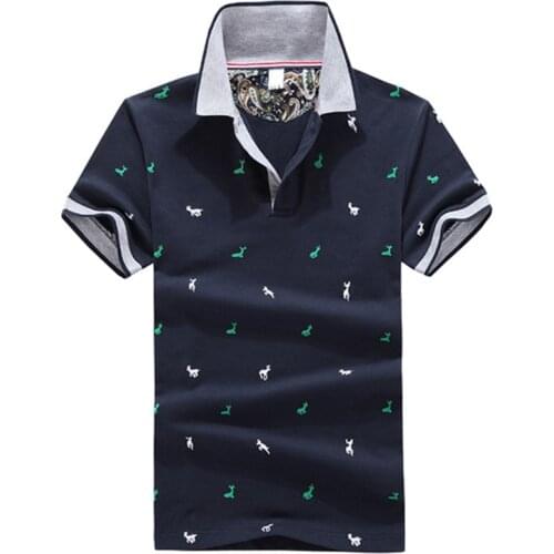 2019 Top Quality Summer Short Sleeve Mens Shirs Brand Mens clothing shirt Fashion printing Shirt