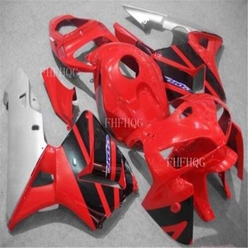 Motorcycle Fairing kit for HONDA CBR600RR 05 06 CBR600 CBR 600RR F5 2005 2006 red black ABS Fairings set