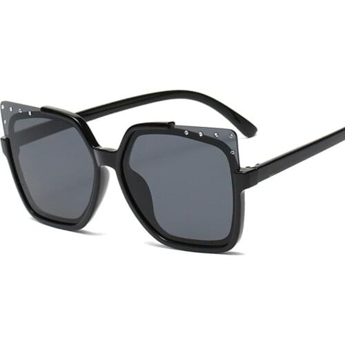 2021 new sunglasses ladies fashion cat eye diamond sunglasses trend big frame colorful sunglasses women street driving glasses