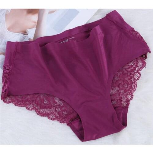 New Fashion Luxury Lace Stitching Sexy Underwear Temptation Beautiful Underwear Cotton Cute Women Seamless Ultra-thin Underwear