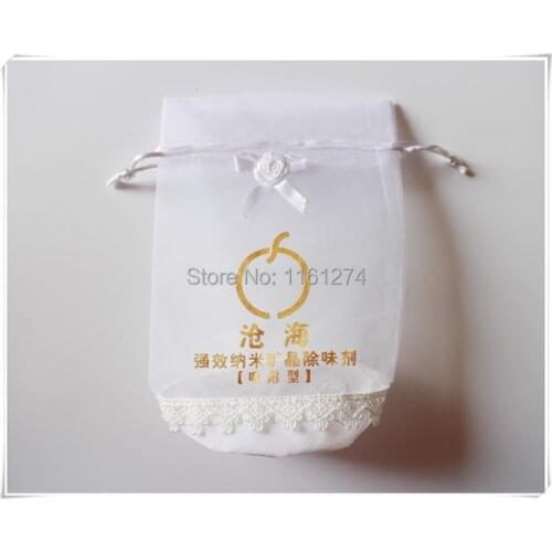 Organza costom Logo Organza Gift pouch Jewellry Package Pouch wedding gift bag