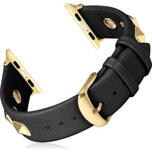 Genuine leather band strap for apple watch band 42 mm 38mm bracelet wrist For iwatch series 4/3/2/1 belt accessories 44 mm 40mm