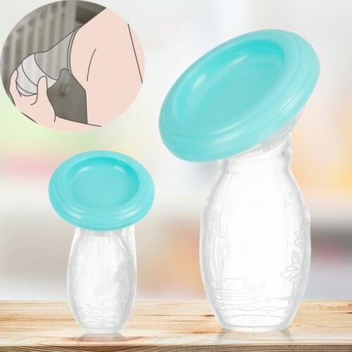 Baby Feeding Manual Breast Pump Mommy Breast Collector Automatic Correction Breast Milk Silicone Pumps Breastfeeding Accessories