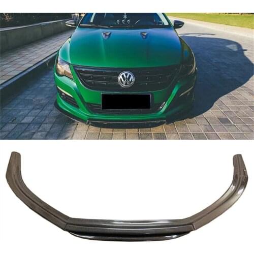 Sexy2021 Fit For Cool the Old Volkswagen Cc Modified Rline Small Surround Caster Carbon Fiber Lip Front Shovel Wind Blade