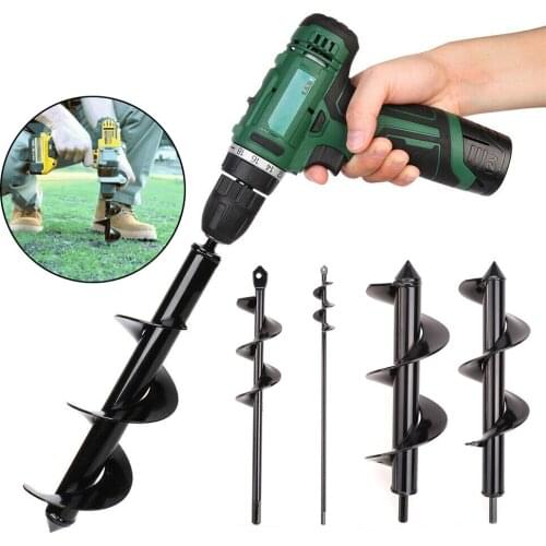 Hexagonal Spiral Drill Bits Gardening Supplies Planting Hole Digging Tools