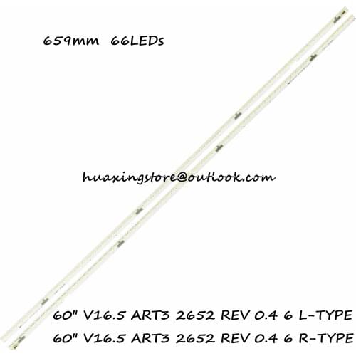 LED Backlight strip 66 lamp For LG 60" V16.5 ART3 60UH615A-UC BUSWLJR 402-1 60LG61CH LC600EGE FJ M3 LC600EQF 60UF7700