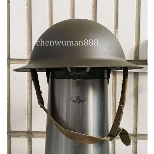 WWII WW2 UK ARMY MK2 BRITISH TOMMY ARMY SOLDIER HELMET HIGH QUALITY Military War Reenactments