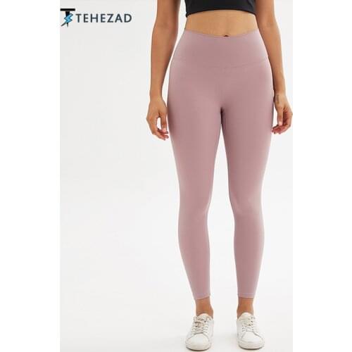 TEHEZAD Women Yoga Pants Sport High Waist Elastic Sportwear Push up Gym Tights Fitness Running Plus Size Butt Lift leggings