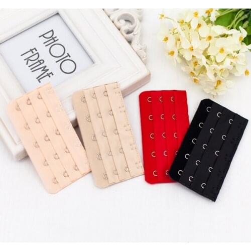 10Pcs Womens Adjustable Extension Bra Extender Bra Hook Extenders Intimates Bra Accessories Buckle Strap Extension 5 Hooks