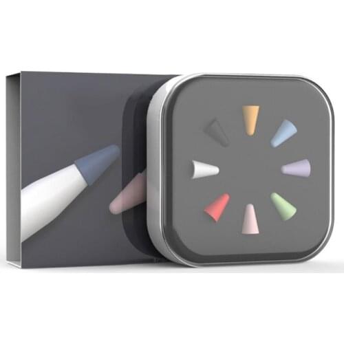 8 Packs Touchscreen Pen Nib Case For Apple Pencil 2nd Generation Silicone Pencil Tip Cover For Pencil 1St Pen Cap Protector