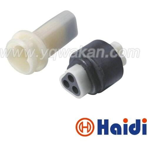 Free shipping 5sets 3pin male female plastic socket circular round wire connectors