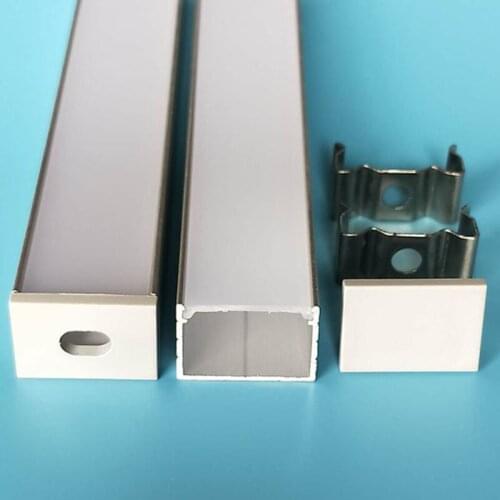 Free Shipping 50M/Lot 2M Aluminum Profile for 5050 3528 5630 LED Strips,Aluminum Channel Strip Housing for Home Decoration