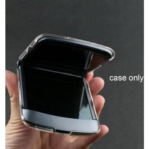 For Moto Razr 5G Mobile Phone Case Transparent Crystal Clear Slim Hard PC Protective Case For Moto Razr Release Back Cover 2020