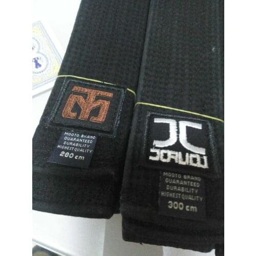 Taekwondo Jcalicu black belt embroidered words customized content boutique Mooto black belt wash master black belt