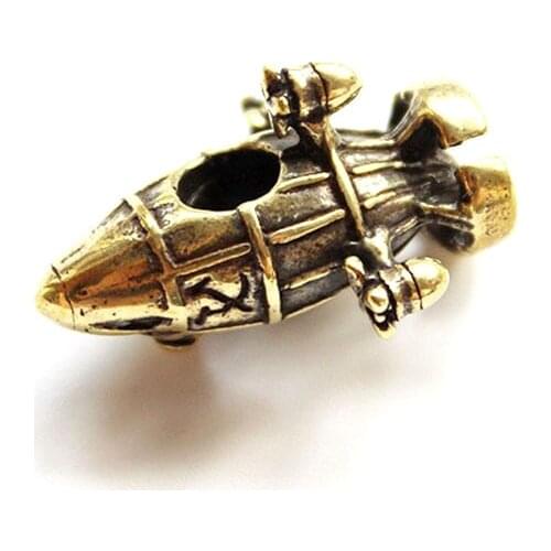 Brass Red alert Red Army Kirov Airship Pendant Buckle Knife Beads EDC Lanyard Pendant Paracord Beads